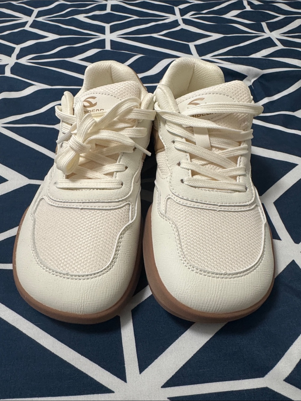 Cream Women's Casual Sneakers